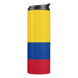Garrafa Térmica Tumbler térmico com bandeira da Colômbia