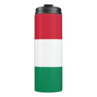 Tumbler térmico com bandeira da Hungria