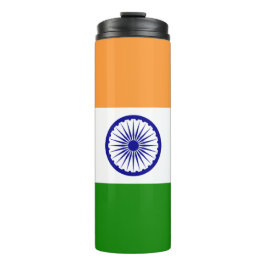 Garrafa Térmica Tumbler térmico com bandeira da Índia