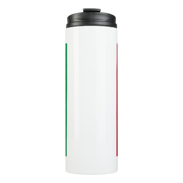 Garrafa Térmica Tumbler térmico com bandeira da Itália (Frente)