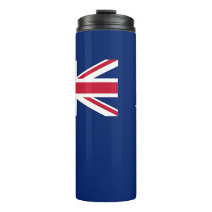 Garrafa Térmica Tumbler térmico com bandeira da Nova Zelândia