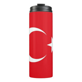 Garrafa Térmica Tumbler térmico com bandeira da Turquia