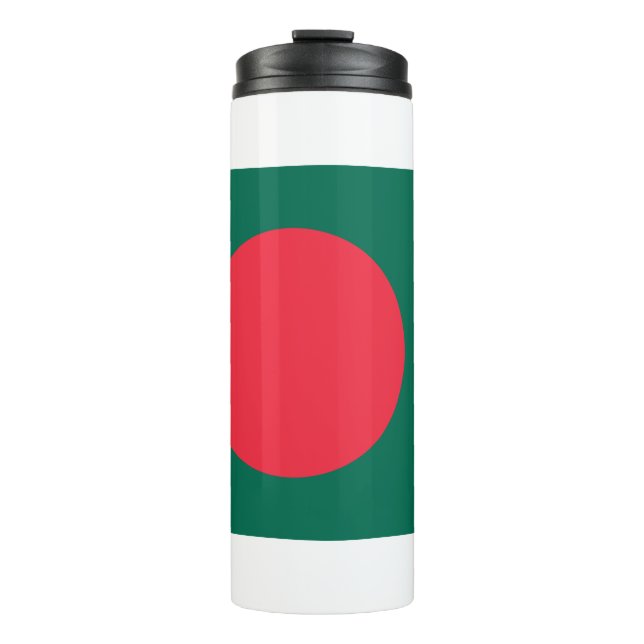 Garrafa Térmica Tumbler térmico com bandeira de Bangladesh (Frente)