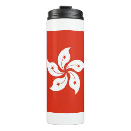 Garrafa Térmica Tumbler térmico com bandeira de Hong Kong