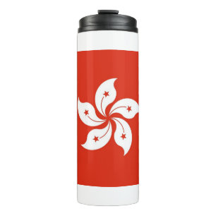 Garrafa Térmica Tumbler térmico com bandeira de Hong Kong