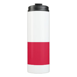Garrafa Térmica Tumbler térmico com bandeira de Polônia