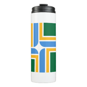 Garrafa Térmica Tumbler térmico com bandeira de Portland, EUA