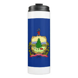 Garrafa Térmica Tumbler térmico com bandeira de Vermont, EUA