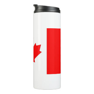 Garrafa Térmica Tumbler térmico com bandeira do Canadá