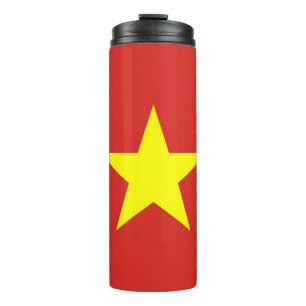 Garrafa Térmica Tumbler térmico com bandeira do Vietnã