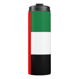 Garrafa Térmica Tumbler térmico com bandeira dos Emirados Árabes