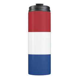 Garrafa Térmica Tumbler térmico com bandeira dos Países Baixos