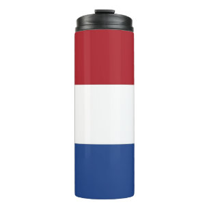 Garrafa Térmica Tumbler térmico com bandeira dos Países Baixos