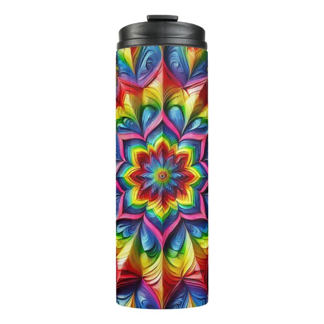 Garrafa Térmica Tumbler térmico com cores LGBTQ (Frente)