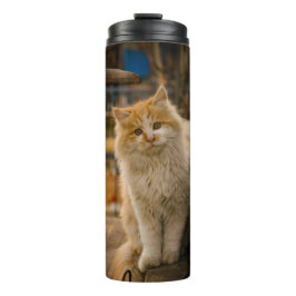Garrafa Térmica Tumbler Térmico com Design de Gato Bonito