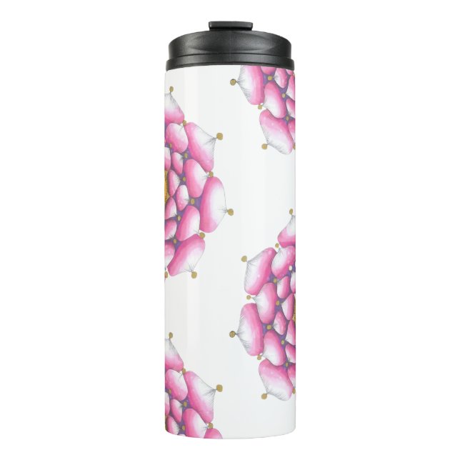 Garrafa Térmica Tumbler térmico com Design de Mandala (Frente)