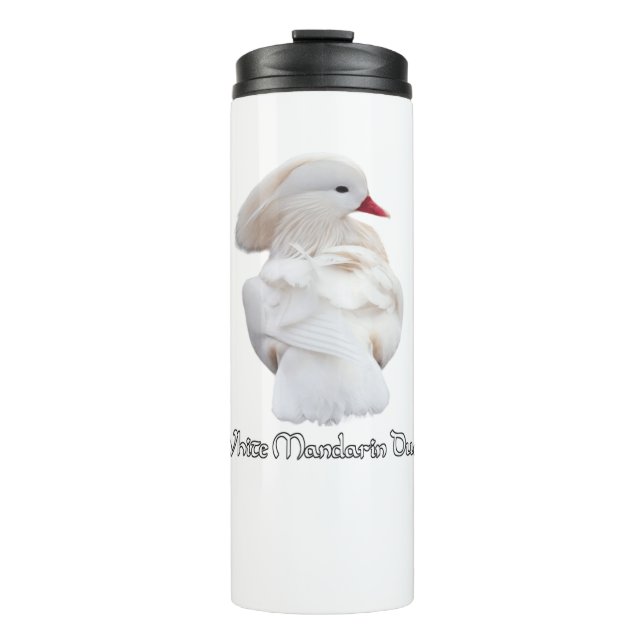 Garrafa Térmica Tumbler Térmico com Perda de Pato Mandarina (Frente)