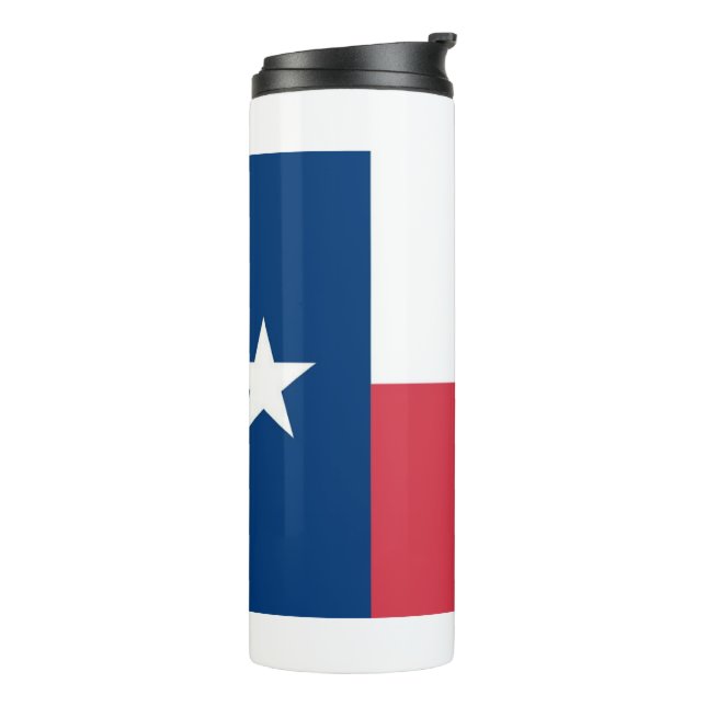 Garrafa Térmica Tumbler térmico da bebida da bandeira de Texas (Giro à esquerda)