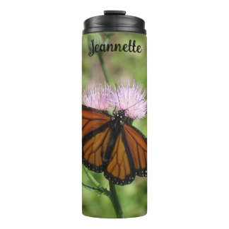 Garrafa Térmica Tumbler térmico da borboleta Monarca Personalizada