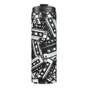 Garrafa Térmica Tumbler Térmico da Fita Cassete Retroativa