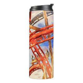 Garrafa Térmica Tumbler térmico da porta copos do cilindro