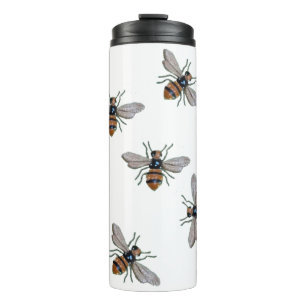 Garrafa Térmica Tumbler térmico de abelhas do mel