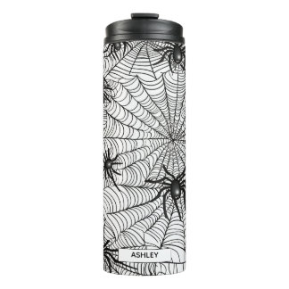 Garrafa Térmica Tumbler Térmico de Aranha do Halloween Personaliza