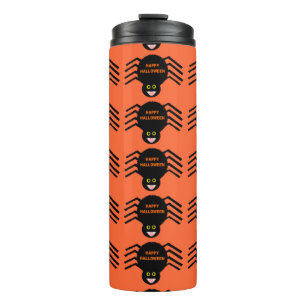 Garrafa Térmica Tumbler Térmico de Aranha Negra Halloween