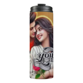 Garrafa Térmica Tumbler Térmico de Arte Digital Colorida 3D - Perf