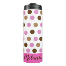 Tumbler térmico de Bolinhas personalizada