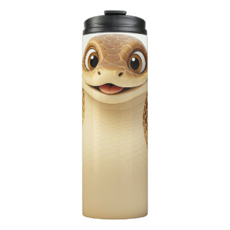 Garrafa Térmica Tumbler Térmico de Cartoon Gentil Cobra Zodiac