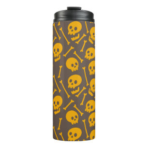 Garrafa Térmica Tumbler Térmico de Cobras e Ossos Loucos