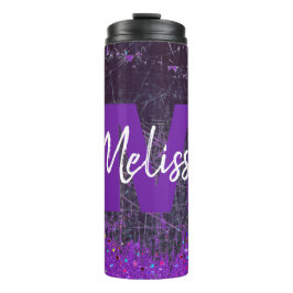 Garrafa Térmica Tumbler Térmico de Denim Personalizado e brilho