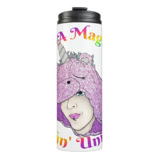 Garrafa Térmica Tumbler Térmico de Fluffin Mágico Unicorn