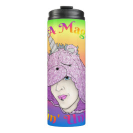 Garrafa Térmica Tumbler Térmico de Fluffin Mágico Unicorn