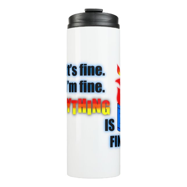 Garrafa Térmica Tumbler Térmico de Fogo Dumpster (Frente)