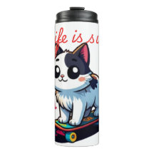 Tumbler Térmico de Gato legal