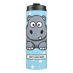 Garrafa Térmica Tumbler Térmico de Hippo de Bebê