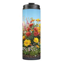 Garrafa Térmica Tumbler Térmico de Meadow Blooming.