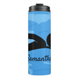 Garrafa Térmica Tumbler Térmico de Natação Design