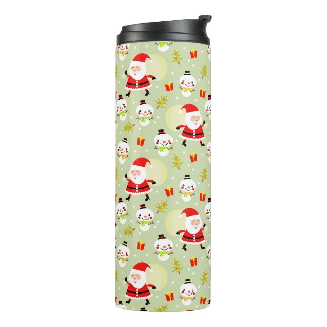 Garrafa Térmica Tumbler térmico de Natal (Giro à esquerda)