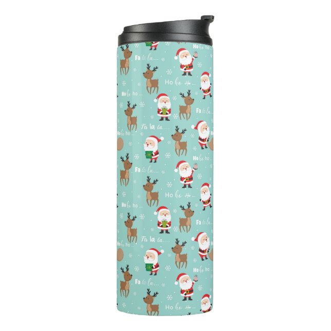 Garrafa Térmica Tumbler térmico de Natal (Giro à esquerda)