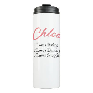 GARRAFA TÉRMICA TUMBLER TÉRMICO DE NOME PERSONALIZADO, PRESENTE PA