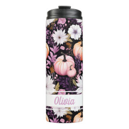 Garrafa Térmica Tumbler térmico de padrão de queda personalizado