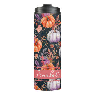 Garrafa Térmica Tumbler térmico de padrão de queda personalizado