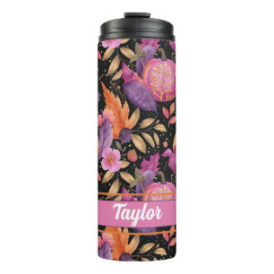 Garrafa Térmica Tumbler térmico de padrão de queda personalizado