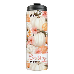 Garrafa Térmica Tumbler térmico de padrão de queda personalizado