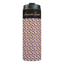 Tumbler Térmico de Padrão Leopardo Bonito