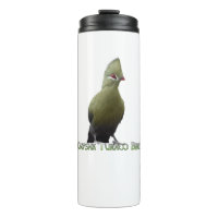 Tumbler Térmico de Pássaro Turaco Knysna Africano