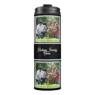 Garrafa Térmica Tumbler térmico de seis fotos personalizadas moder